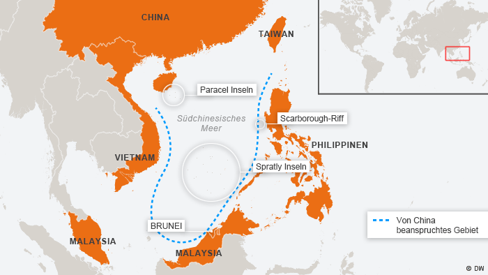 南中国海的"九段线"