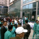 上海新华医院护工集体罢工 (多图)