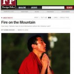 唯色 | 美国《外交政策》杂志刊登我的文章：Fire on the Mountain