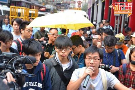 香港獨立媒體｜黃之鋒被捕前留言錄音