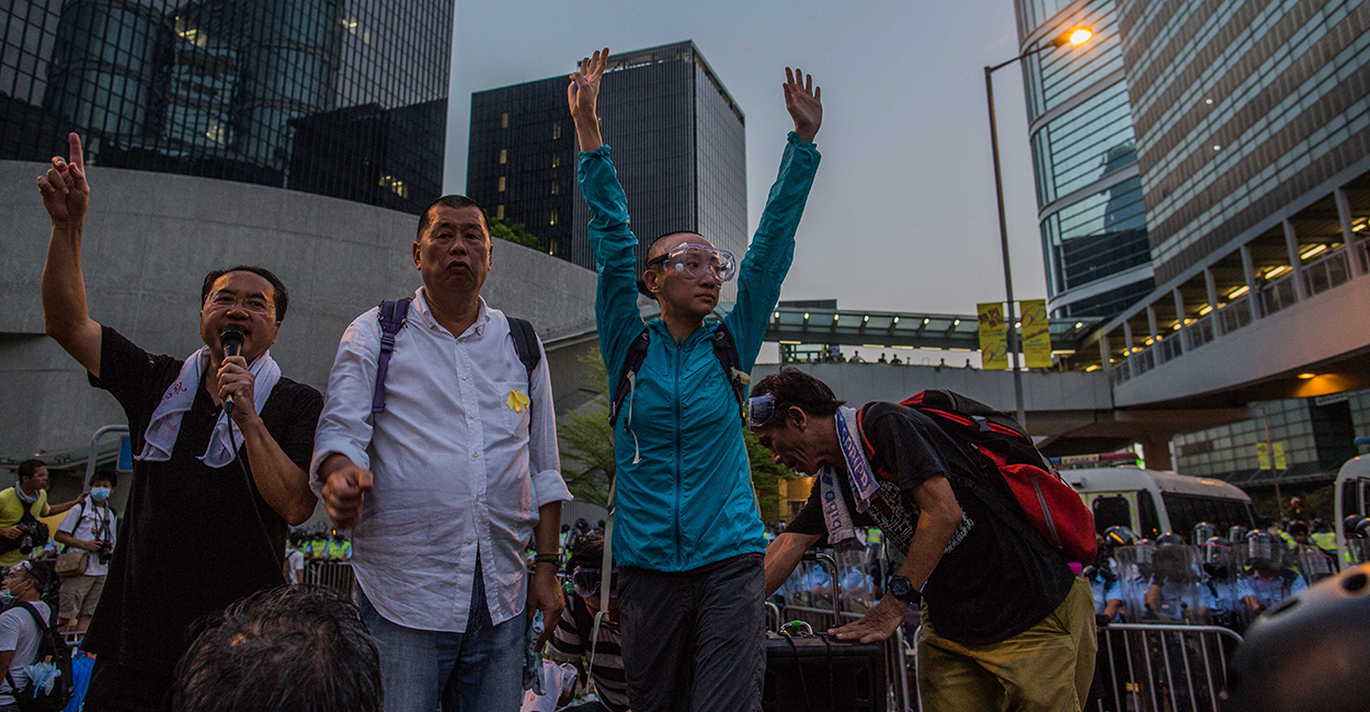 博谈网｜亲民主报业老板参加香港抗议：永不气馁