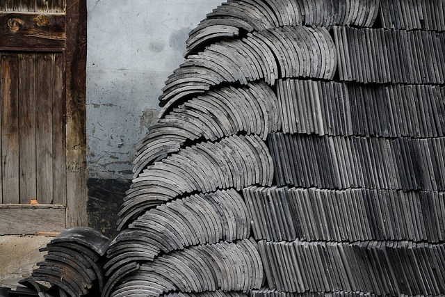 Roof Tiles in the Hutongs
