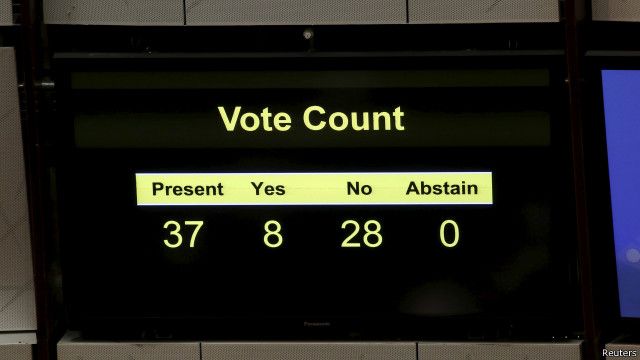 BBC｜香港政改遭否决：多名议员“错过”投票
