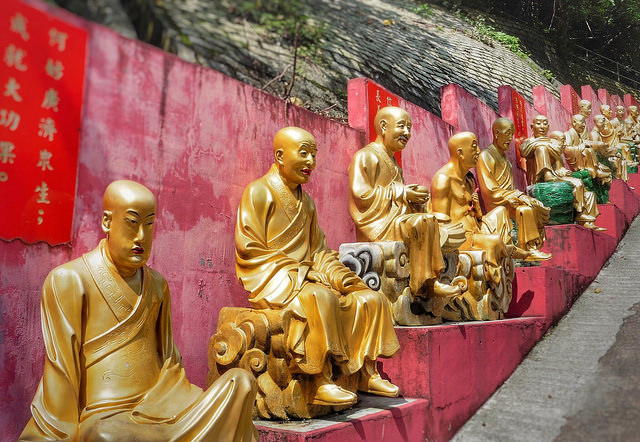 Ten Thousand Buddha monastery, Shatin, Hong Kong