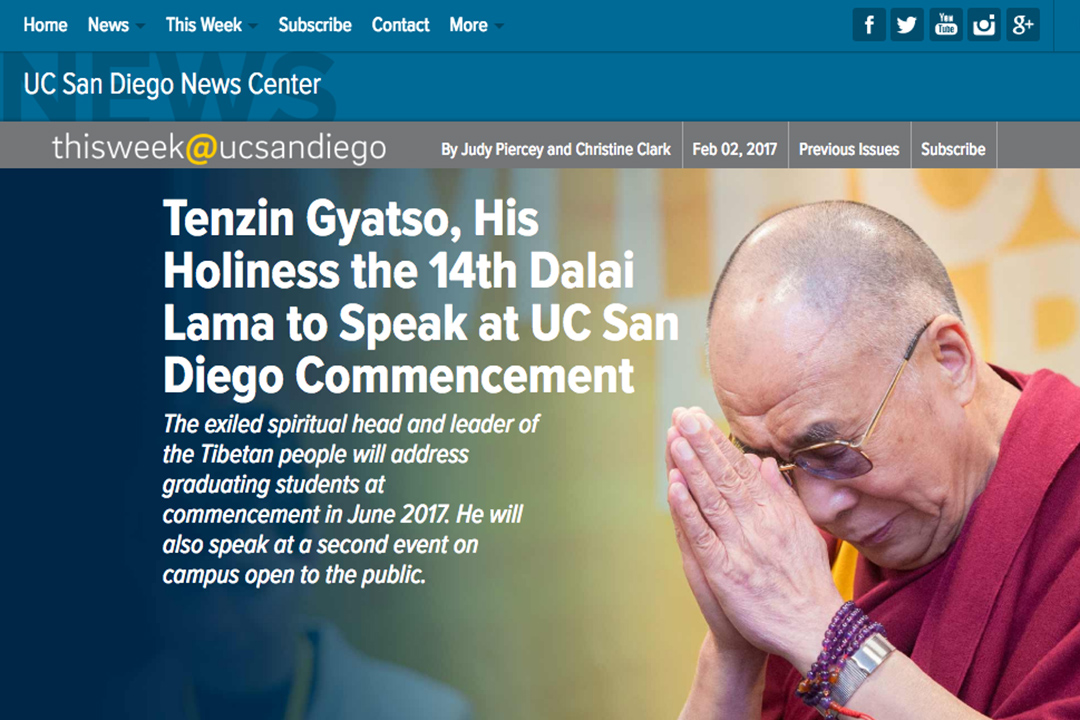 端传媒｜当留美中国学生反对达赖喇嘛的毕业演讲
