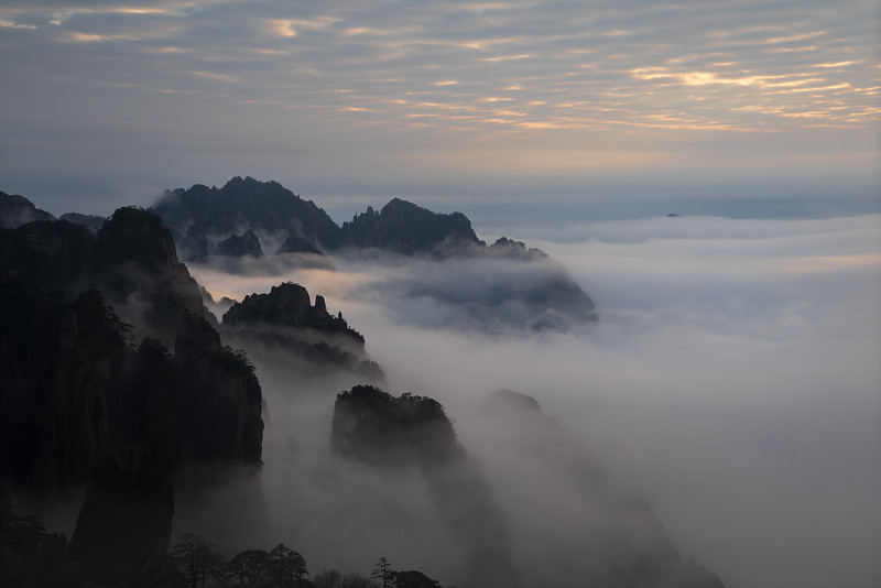 Photo: Sunset on Mt. Huangshan, by Alex Berger