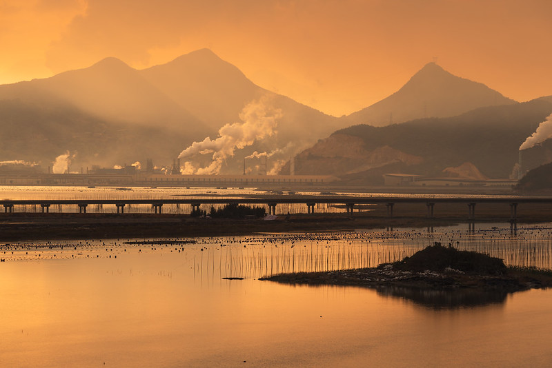 Photo: A Sky on Fire – Sunset in Xiapu, by Alex Berger
