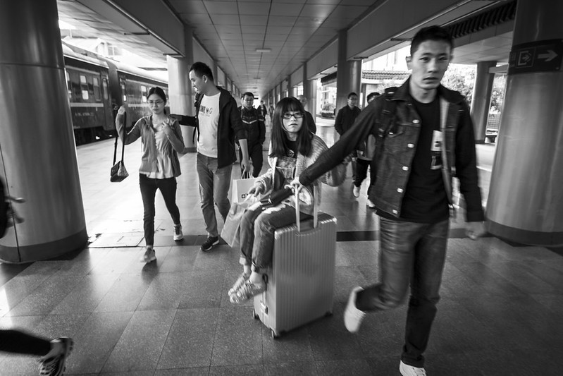 Photo: Platform, Xi’an Station, by vhines200