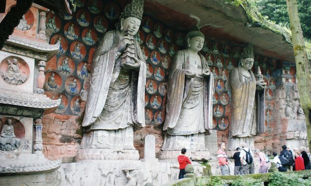 Photo: Baodingshan Cliff Carvings, by Hugh Llewelyn