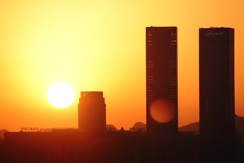 Photo: Sunset in Guiyang, China, by Alexander Lerch