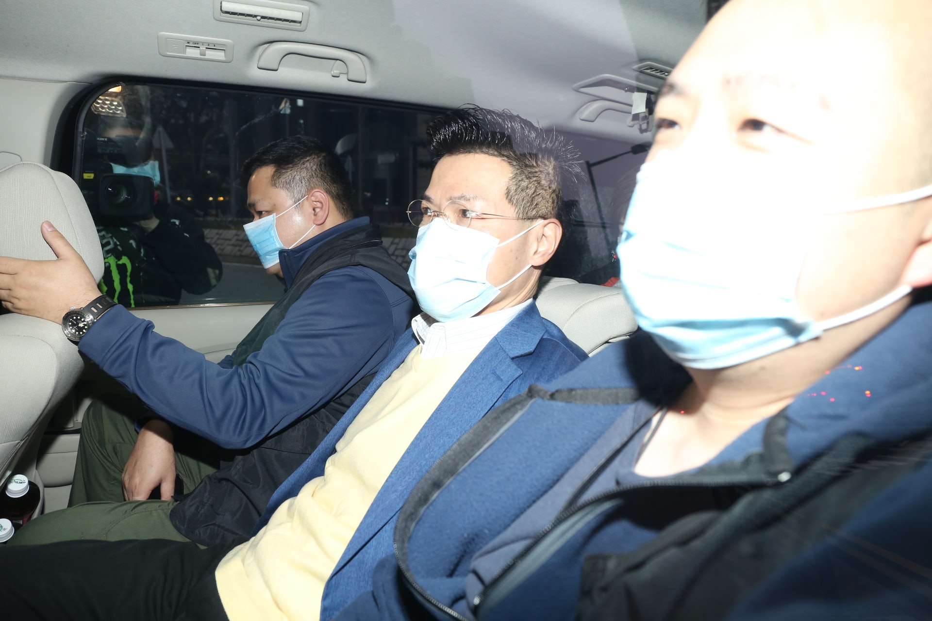 范國威被送往將軍澳警署。(張家豪攝)