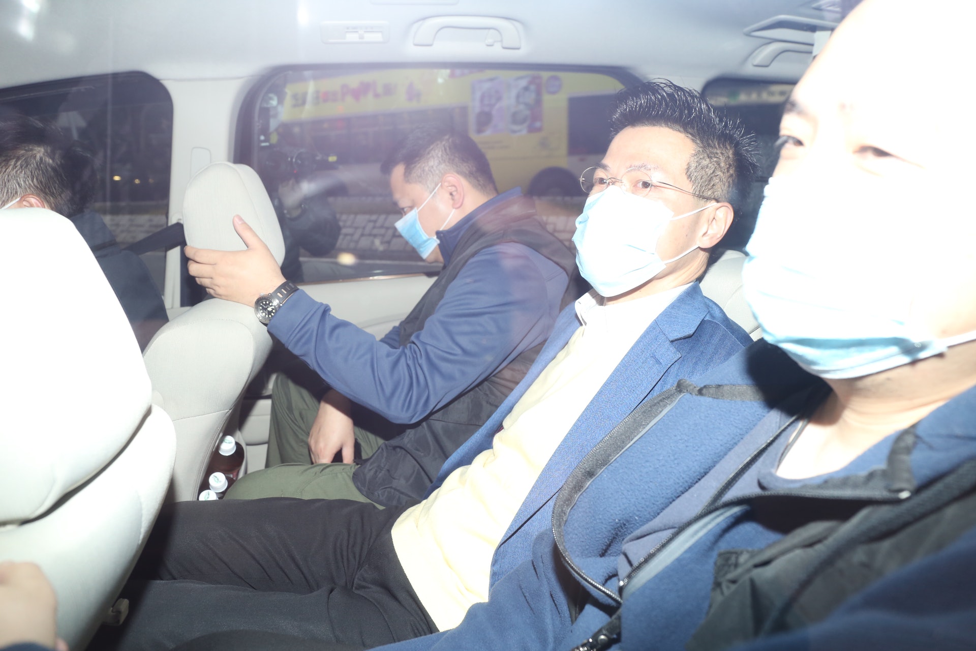 范國威被送往將軍澳警署。(張家豪攝)