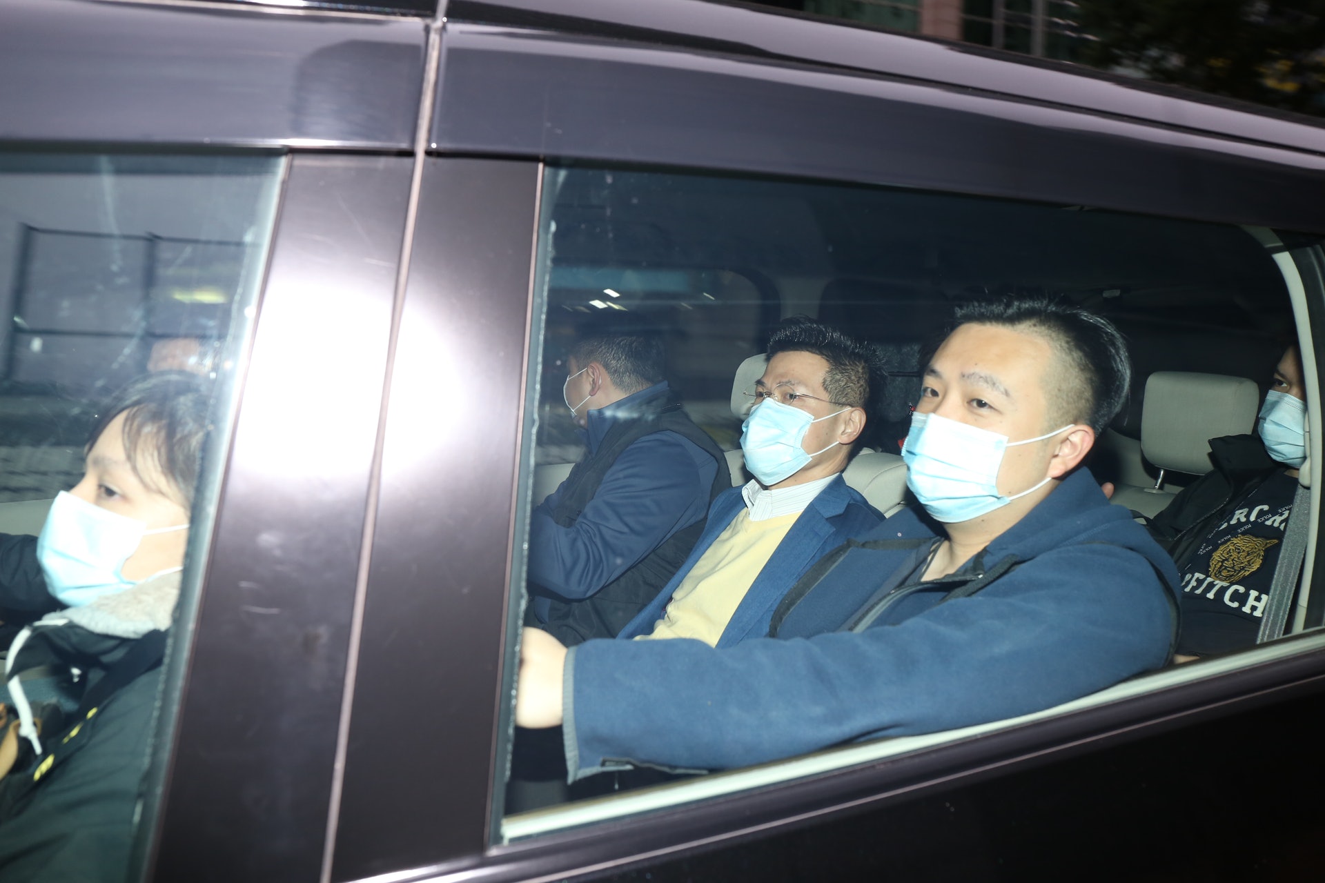 范國威被送往將軍澳警署。(張家豪攝)