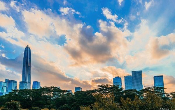 Photo: Sunset time, Shenzhen CBD, by Thomas_Yung