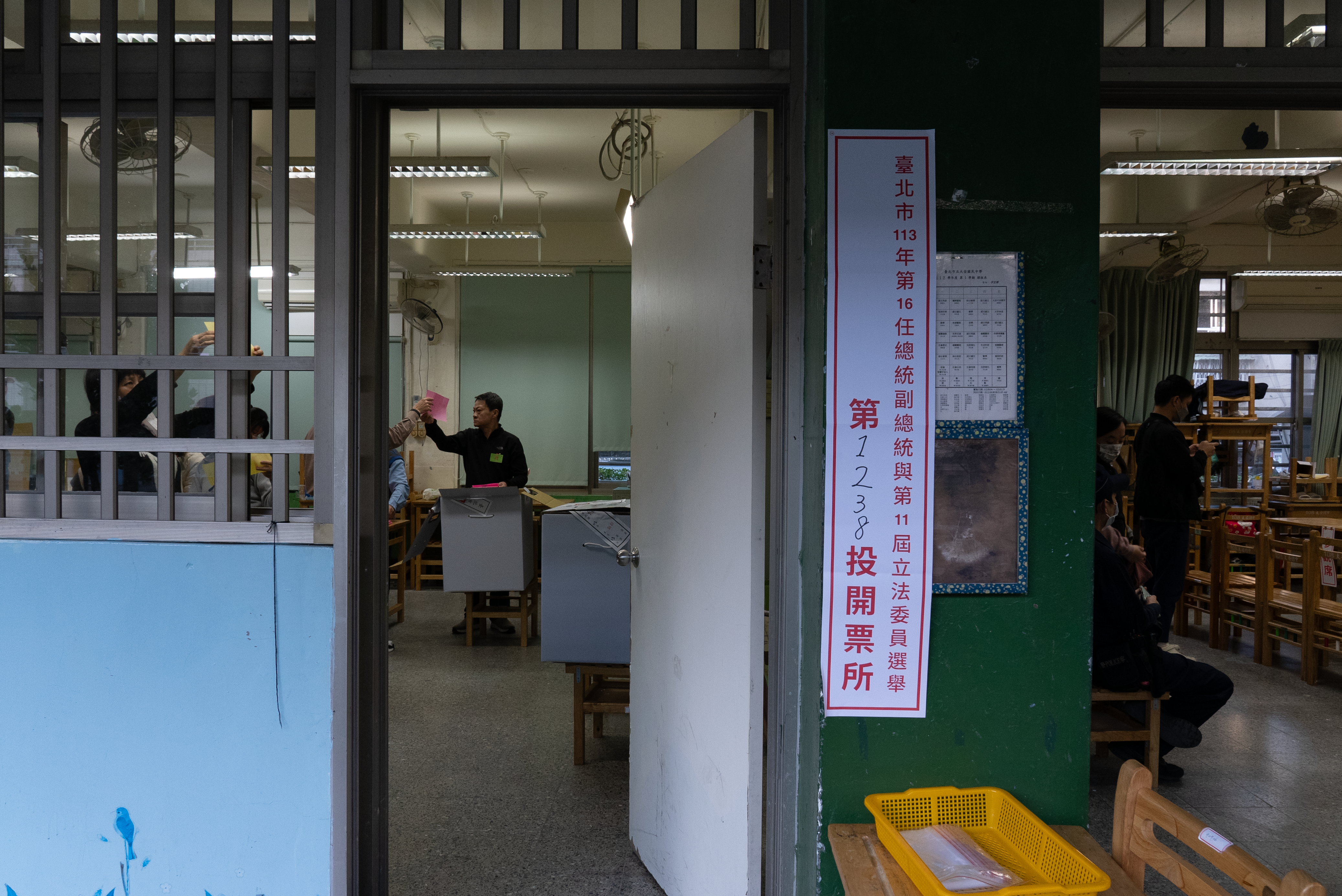 计票现场的特写