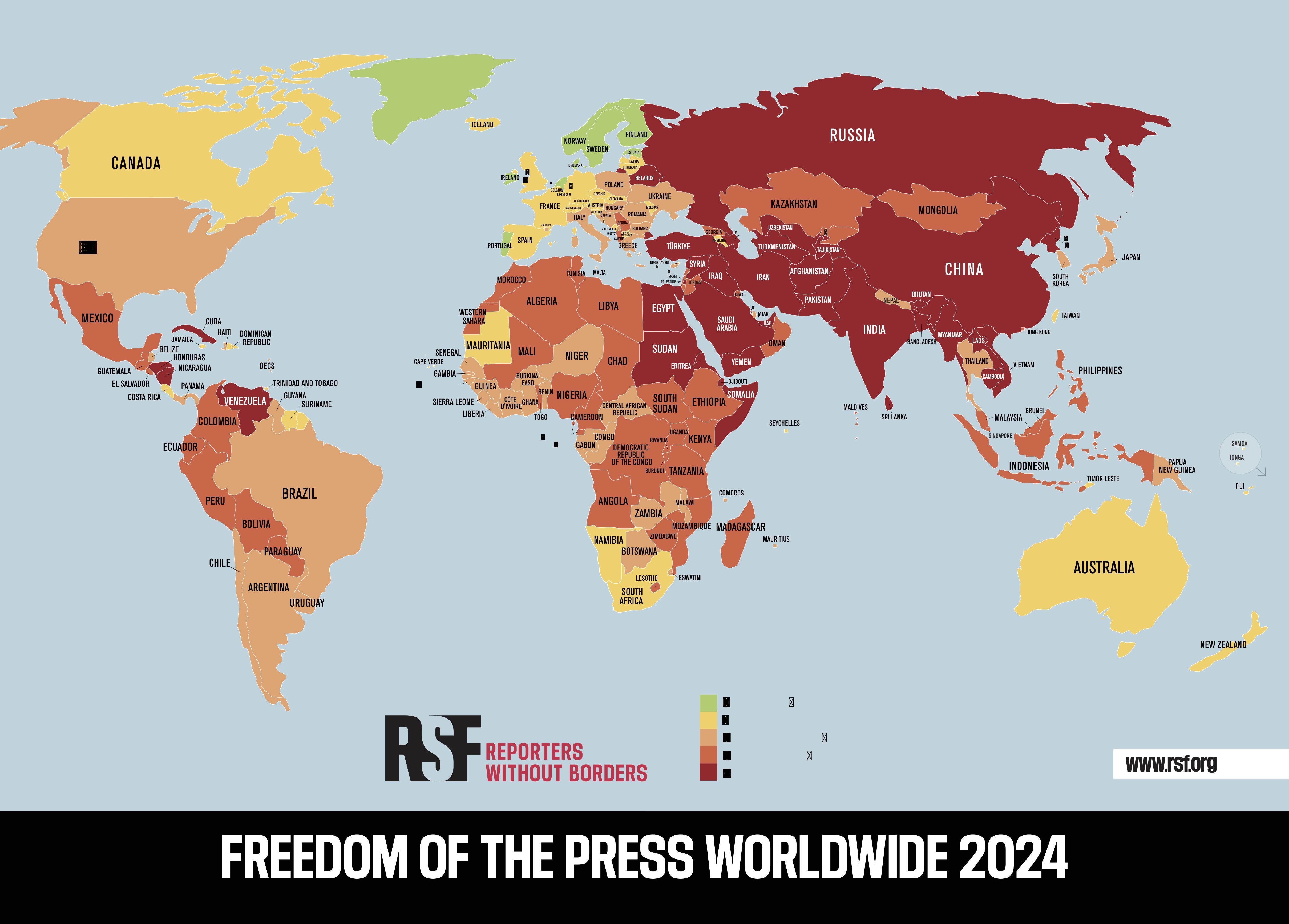 【CDT报告汇】中国新闻自由全球倒数第八，关押记者世界第一（外三篇）