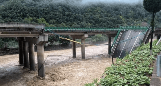 【404文库】SoarNewSMTH｜陕西S30水阳高速严坪村2号大桥垮塌过程推测