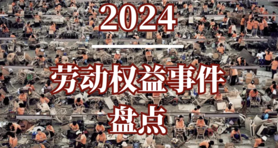 草菇炖鸡｜「艰难时世，相濡以沫」2024年劳动权益事件盘点