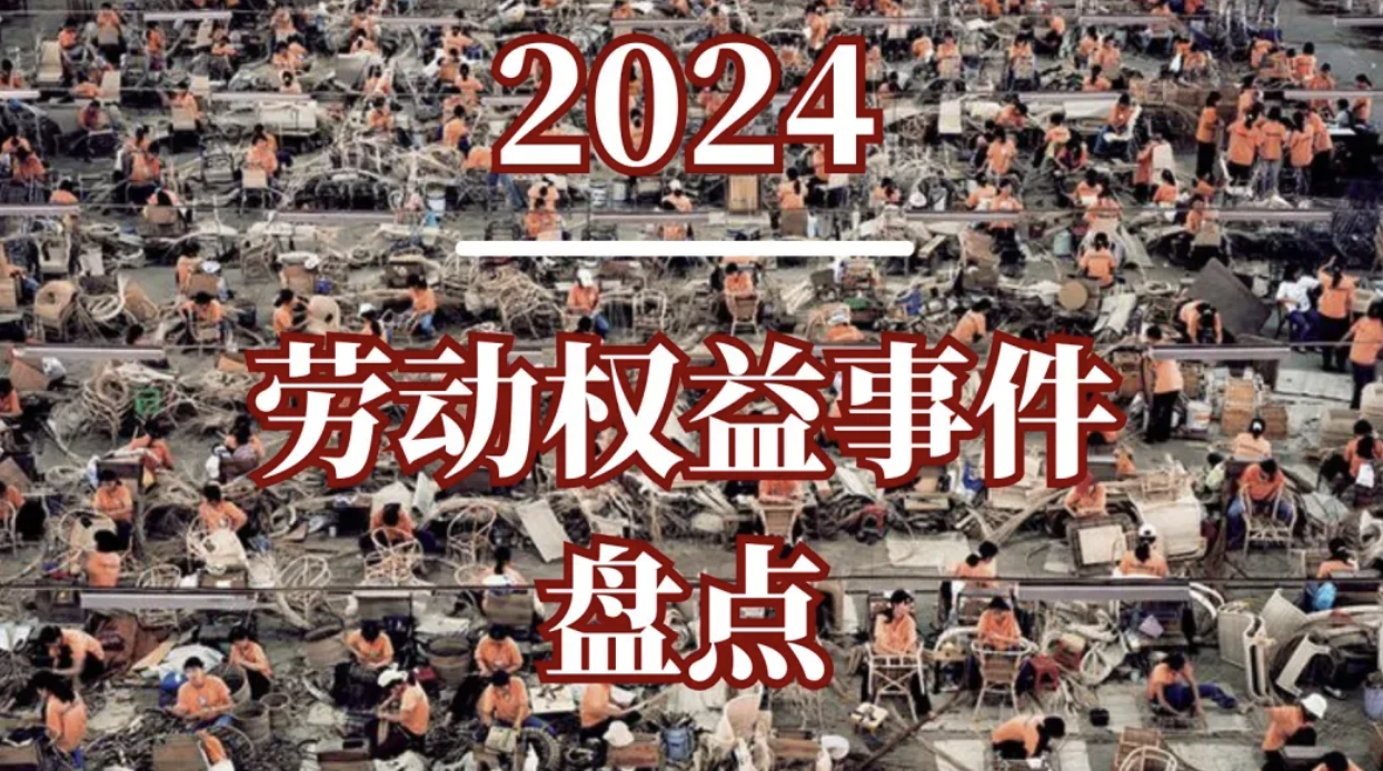 草菇炖鸡｜「艰难时世，相濡以沫」2024年劳动权益事件盘点