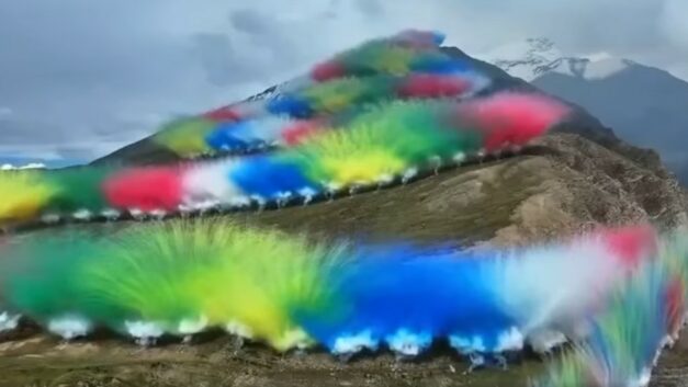 果壳自然｜在青藏高原用烟花炸了一座山，始祖鸟和蔡国强错在了哪儿？