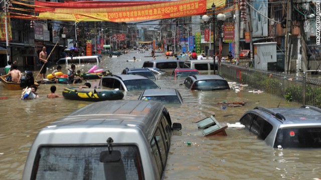 Floods Leave At Least 107 Dead in China