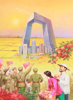North Korean Propaganda Artists Paint a Rosy China