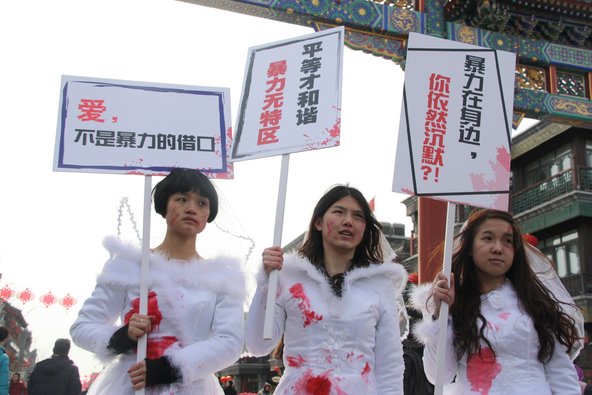 Pushing for a Law Against Domestic Violence in China