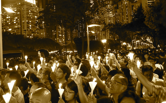 Tiananmen 25th Anniversary in HK