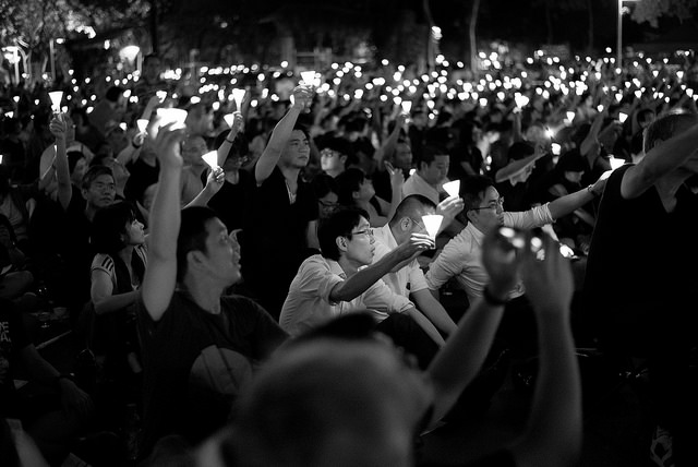 Tiananmen Candlelight Vigil 2015