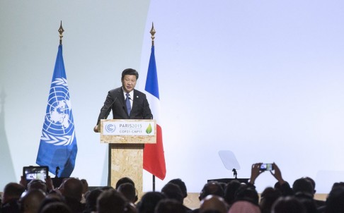 Xi Jinping in Paris for Climate Change Summit