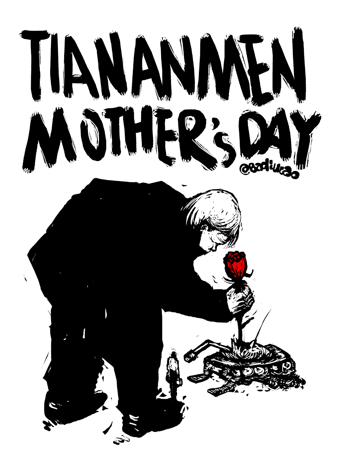 Badiucao (巴丢草): Tiananmen Mother’s Day