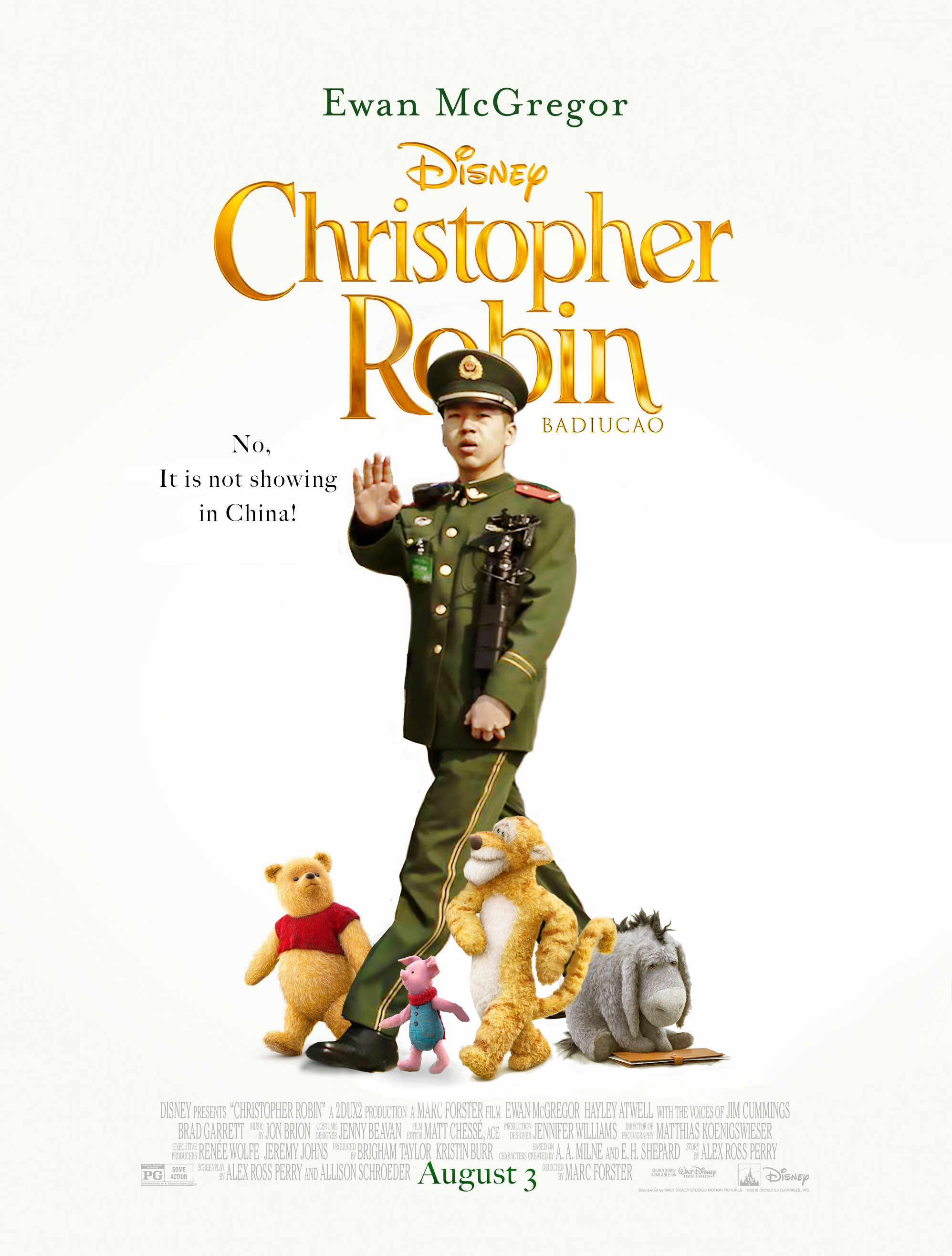 “Christopher Robin” Denied Release in China