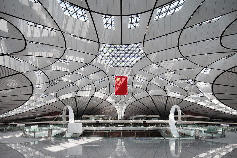 Photo: Daxing Airport Terminal, Beijing, by Scott Chu