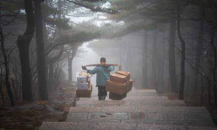 Photo: The Porters of Mt Huangshan, by Alex Berger
