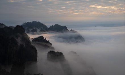 Photo: Sunset on Mt. Huangshan, by Alex Berger