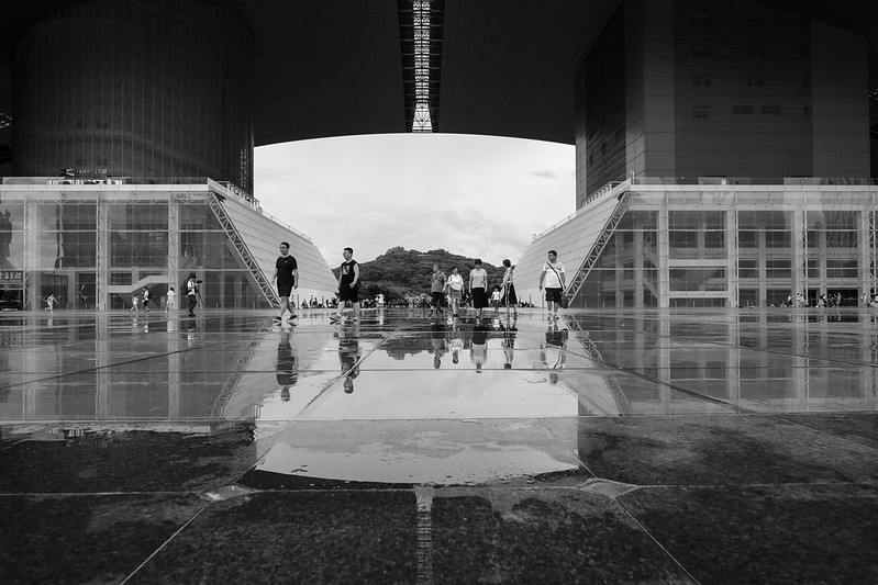 Photo: Civic Centre on a rainy day, by Dietertimmerman