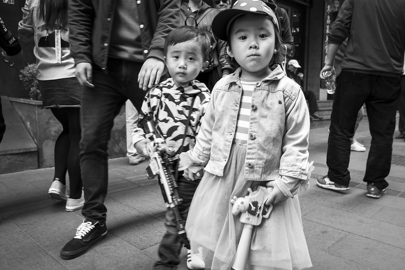 Photo: Children With Toy Guns, Shanghai, by vhines200