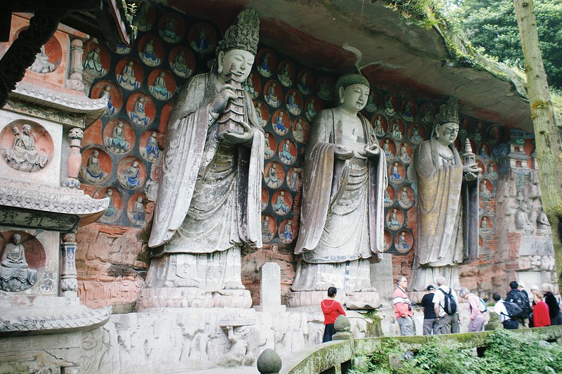 Photo: Baodingshan Cliff Carvings, by Hugh Llewelyn