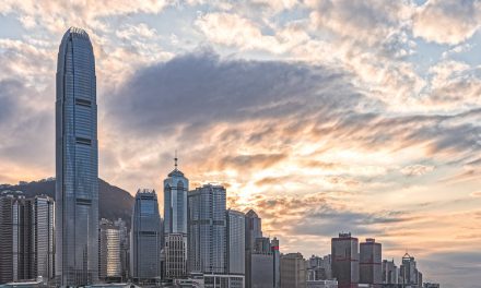 Photo: Sunset at Central, Hong Kong, by johnlsl