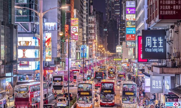 Photo: Night at Mong Kok, Hong Kong, by johnlsl