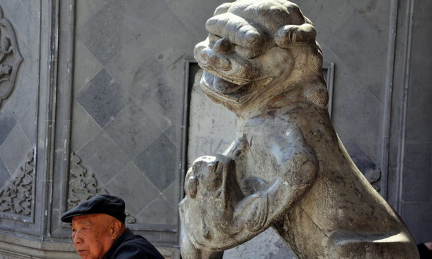 Photo: Two Chinese Lions, by Henrik Berger Jørgensen