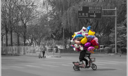 Photo: Balloon Seller, Chaoyang Park, by Ryan Taylor