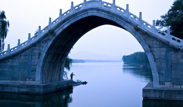 Photo: Fishing at Jade Belt Bridge, Summer Palace, Beijing, by Dimitry B.