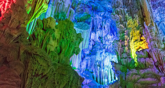 Photo: Reed Flute Cave, by Xiquinho Silva