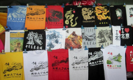 Photo: the t-shirts I didn’t buy for you. Great Wall of China, Badaling, by Dawn Danby