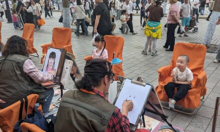 Photo: Harbin, Street Portrait Artists, by Jeremy Thompson