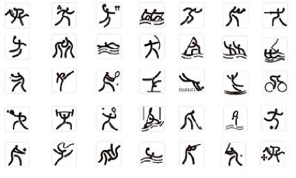 The Pictograms of Olympic Events - Tim Johnson